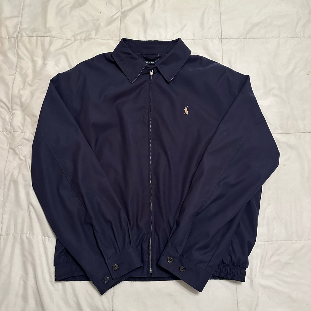 Polo by Ralph Lauren Blue Windbreaker Jacket - Picture 2 of 8